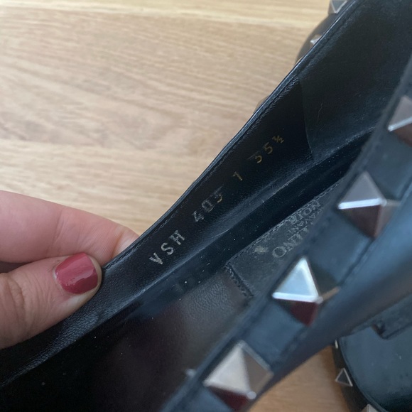 🖤 Valentino Rockstud Flats in excellent pre-owned condition. - Picture 4 of 11